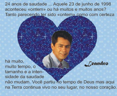 homenagem a Leandro