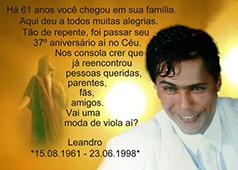 Leandro, nossa homenagem